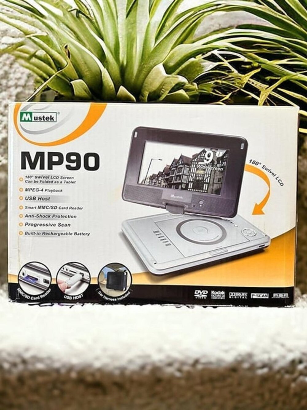 Mustek MP90 180 Degrees Swivel LCD Portable Media Player - NEW